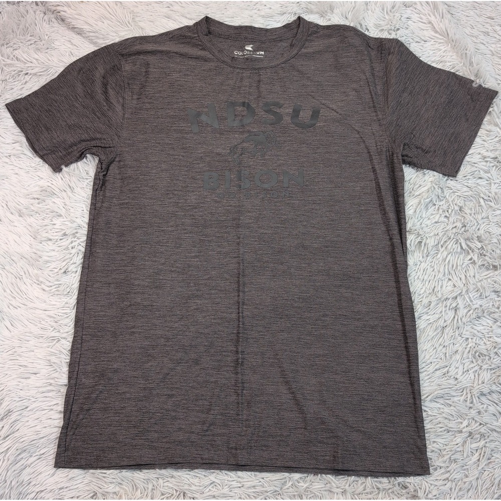 NDSU Bison Shirt Mens XL Gray Tee Stretch University Athletic Preppy Casual